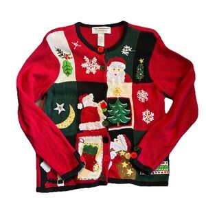 Vtg Christmas Sweater Women’s Size Medium